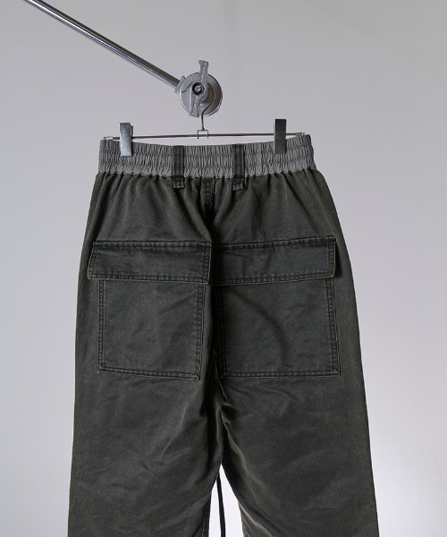 NAPE_（ネイプ）の「mp15511-D-KNEE - CARGO-PT ダブルニーカーゴパンツ(NPS-308)（カーゴパンツ・メンズ・ブルー系その他/イエロー×ブラック・1/3/2/4）」の15枚目の写真
