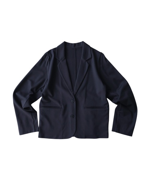 antiqua(アンティカ)の「接触冷感 ストレッチ テーラードジャケット(テーラードジャケット・レディース・グリーン/アイボリー/ネイビー/ブラック・M/L)」の21枚目の写真