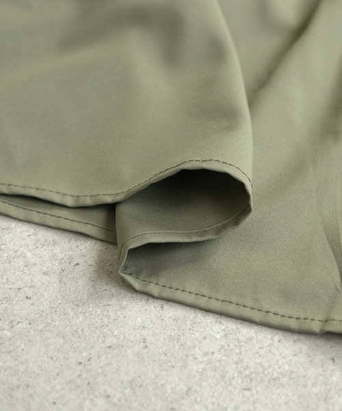 reca(レカ)の「ペプラム釦ブラウス(シャツ/ブラウス・レディース・グレイッシュベージュ/ブラック/カーキ・M)」の20枚目の写真
