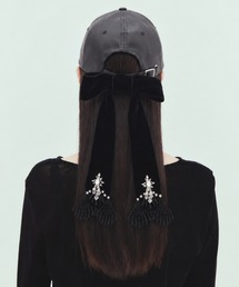 tanakadaisuke（タナカダイスケ）の「【tanakadaisuke/タナカダイスケ】《STUDIOUS別注》leather ribbon cap/レザーリボンキャップ（キャップ）」