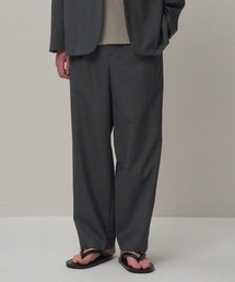 【ATON/エイトン】WOOL TROPICAL LOOSE FIT PANTS
