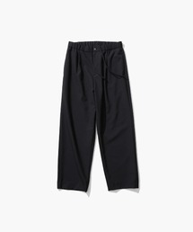 【ATON/エイトン】WOOL TROPICAL LOOSE FIT PANTS
