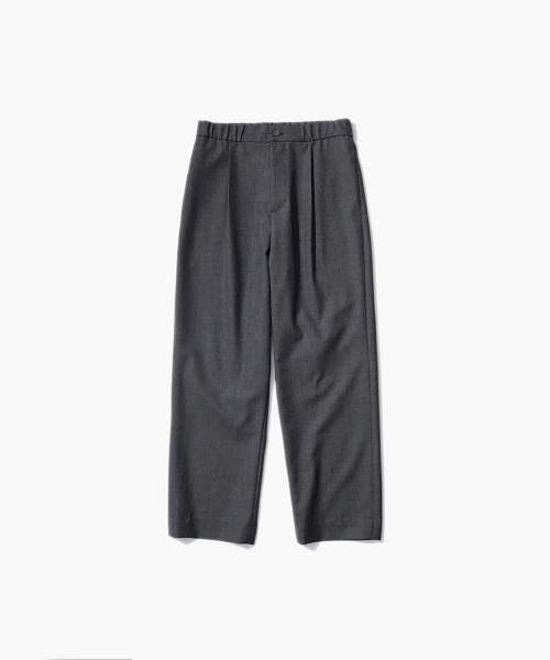 ATON(エイトン)の「【ATON/エイトン】WOOL TROPICAL LOOSE FIT PANTS(スラックス・メンズ・グレー/ブラック・2/4)」の3枚目の写真
