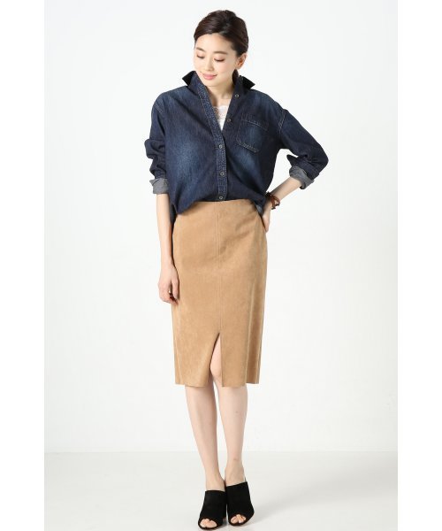 Spick & Span(スピックアンドスパン)の「ナチュラルスラブデニム シャツ◆(シャツ/ブラウス・レディース・ブルー/サックスブルー・FREE)」の12枚目の写真