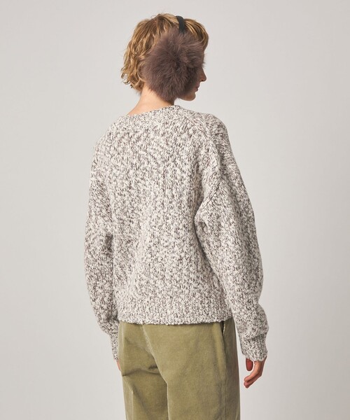 Steven Alan(スティーブンアラン)の「<Steven Alan>ウール ナイロン ミックスヤーン プルオーバー(ニット/セーター・レディース・ライトブルー/レッド/オフホワイト・FREE)」の6枚目の写真