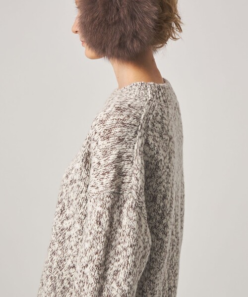 Steven Alan(スティーブンアラン)の「<Steven Alan>ウール ナイロン ミックスヤーン プルオーバー(ニット/セーター・レディース・ライトブルー/レッド/オフホワイト・FREE)」の11枚目の写真