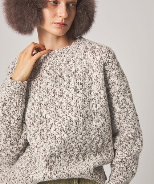 Steven Alan(スティーブンアラン)の「<Steven Alan>ウール ナイロン ミックスヤーン プルオーバー(ニット/セーター・レディース・ライトブルー/レッド/オフホワイト・FREE)」の13枚目の写真