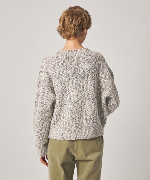 Steven Alan(スティーブンアラン)の「<Steven Alan>ウール ナイロン ミックスヤーン プルオーバー(ニット/セーター・レディース・ライトブルー/レッド/オフホワイト・FREE)」の15枚目の写真