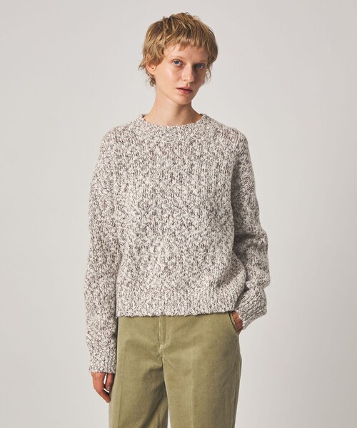 Steven Alan(スティーブンアラン)の「<Steven Alan>ウール ナイロン ミックスヤーン プルオーバー(ニット/セーター・レディース・ライトブルー/レッド/オフホワイト・FREE)」の16枚目の写真