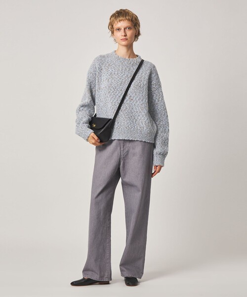 Steven Alan(スティーブンアラン)の「<Steven Alan>ウール ナイロン ミックスヤーン プルオーバー(ニット/セーター・レディース・ライトブルー/レッド/オフホワイト・FREE)」の19枚目の写真