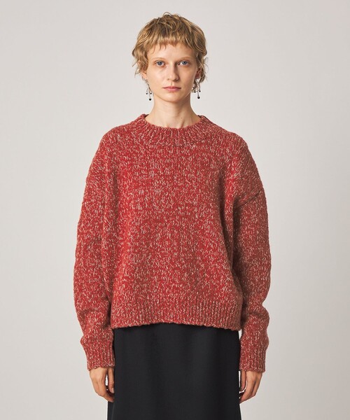 Steven Alan(スティーブンアラン)の「<Steven Alan>ウール ナイロン ミックスヤーン プルオーバー(ニット/セーター・レディース・ライトブルー/レッド/オフホワイト・FREE)」の20枚目の写真