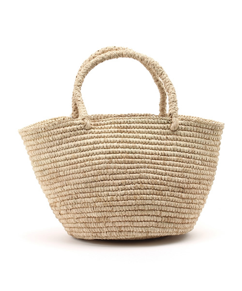 BEAMS BOY(ビームスボーイ)の「【FUDGE5月号掲載】Le Voyage en Panier / MINI CANCUN(かごバッグ・レディース・ナチュラル/レッド・ONE SIZE)」の2枚目の写真