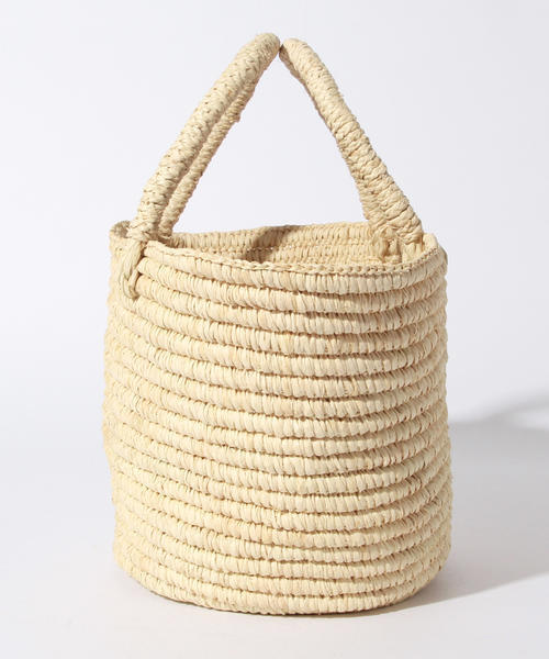 BEAMS BOY(ビームスボーイ)の「【FUDGE5月号掲載】Le Voyage en Panier / MINI CANCUN(かごバッグ・レディース・ナチュラル/レッド・ONE SIZE)」の7枚目の写真