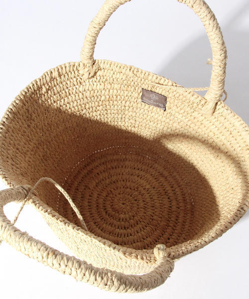 BEAMS BOY(ビームスボーイ)の「【FUDGE5月号掲載】Le Voyage en Panier / MINI CANCUN(かごバッグ・レディース・ナチュラル/レッド・ONE SIZE)」の18枚目の写真