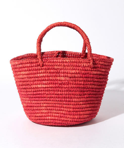 BEAMS BOY(ビームスボーイ)の「【FUDGE5月号掲載】Le Voyage en Panier / MINI CANCUN(かごバッグ・レディース・ナチュラル/レッド・ONE SIZE)」の15枚目の写真