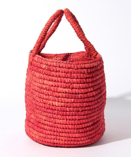 BEAMS BOY(ビームスボーイ)の「【FUDGE5月号掲載】Le Voyage en Panier / MINI CANCUN(かごバッグ・レディース・ナチュラル/レッド・ONE SIZE)」の16枚目の写真