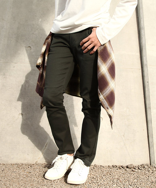 ZIP FIVE（ジップファイブ）の「【ZIP FIVE】ストレッチスキニーパンツ（チノパンツ・メンズ・ベージュ/モカ/ネイビー/チャコール/ワイン/オリーブ/カーキ/ブラック/ブルー/ダークグリーン/グレー/カモフラージュ/ホワイト/ライトグレー/キャメル/ホワイト系その他・SMALL/MEDIUM/X-LARGE/X-SMALL/LARGE）」の11枚目の写真