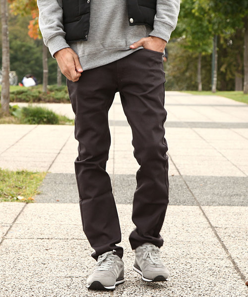 ZIP FIVE（ジップファイブ）の「【ZIP FIVE】ストレッチスキニーパンツ（チノパンツ・メンズ・ベージュ/モカ/ネイビー/チャコール/ワイン/オリーブ/カーキ/ブラック/ブルー/ダークグリーン/グレー/カモフラージュ/ホワイト/ライトグレー/キャメル/ホワイト系その他・SMALL/MEDIUM/X-LARGE/X-SMALL/LARGE）」の6枚目の写真