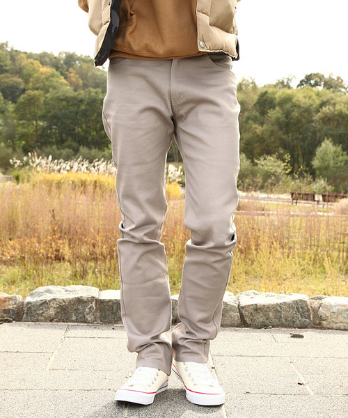 ZIP FIVE（ジップファイブ）の「【ZIP FIVE】ストレッチスキニーパンツ（チノパンツ・メンズ・ベージュ/モカ/ネイビー/チャコール/ワイン/オリーブ/カーキ/ブラック/ブルー/ダークグリーン/グレー/カモフラージュ/ホワイト/ライトグレー/キャメル/ホワイト系その他・SMALL/MEDIUM/X-LARGE/X-SMALL/LARGE）」の4枚目の写真