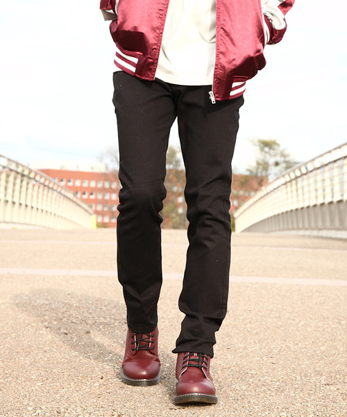 ZIP FIVE（ジップファイブ）の「【ZIP FIVE】ストレッチスキニーパンツ（チノパンツ・メンズ・ベージュ/モカ/ネイビー/チャコール/ワイン/オリーブ/カーキ/ブラック/ブルー/ダークグリーン/グレー/カモフラージュ/ホワイト/ライトグレー/キャメル/ホワイト系その他・SMALL/MEDIUM/X-LARGE/X-SMALL/LARGE）」の3枚目の写真