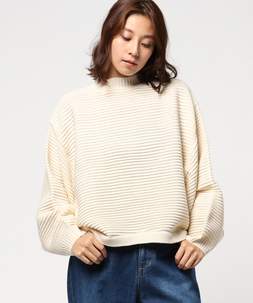 WEGO(ウィゴー)の「WEGO/ドルマンビッグシルエットニット(ニット/セーター・レディース・ブラウン/ホワイト/ピンク・FREE)」の13枚目の写真