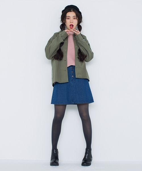 WEGO(ウィゴー)の「WEGO/ドルマンビッグシルエットニット(ニット/セーター・レディース・ブラウン/ホワイト/ピンク・FREE)」の4枚目の写真