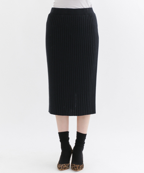 URBAN RESEARCH Sonny Label（アーバンリサーチサニーレーベル）の「Sonny Label ワイドリブニットタイトスカート（スカート・レディース・キャメル/グレー/チャコールグレー・FREE）」の7枚目の写真