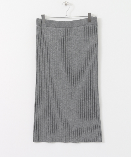 URBAN RESEARCH Sonny Label（アーバンリサーチサニーレーベル）の「Sonny Label ワイドリブニットタイトスカート（スカート・レディース・キャメル/グレー/チャコールグレー・FREE）」の17枚目の写真