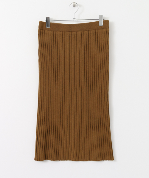 URBAN RESEARCH Sonny Label（アーバンリサーチサニーレーベル）の「Sonny Label ワイドリブニットタイトスカート（スカート・レディース・キャメル/グレー/チャコールグレー・FREE）」の18枚目の写真