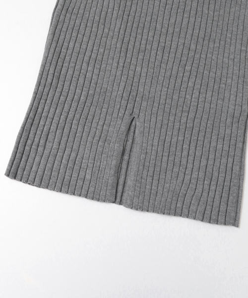 URBAN RESEARCH Sonny Label（アーバンリサーチサニーレーベル）の「Sonny Label ワイドリブニットタイトスカート（スカート・レディース・キャメル/グレー/チャコールグレー・FREE）」の12枚目の写真