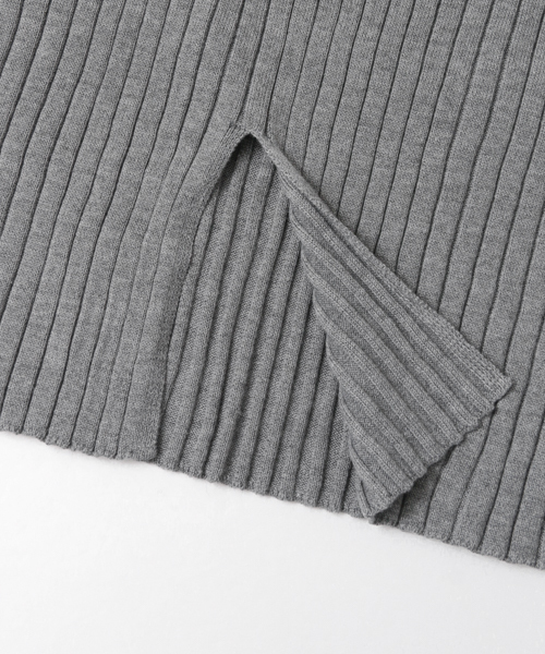 URBAN RESEARCH Sonny Label（アーバンリサーチサニーレーベル）の「Sonny Label ワイドリブニットタイトスカート（スカート・レディース・キャメル/グレー/チャコールグレー・FREE）」の13枚目の写真