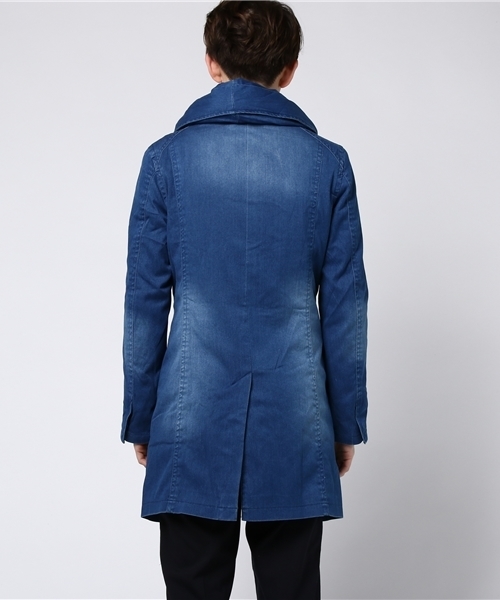 Luv maison（ラブメゾン）の「Wライダースロング丈パーカー2017（パーカー・メンズ・ブラック/グレー/インディゴブルー・L/M）」の5枚目の写真