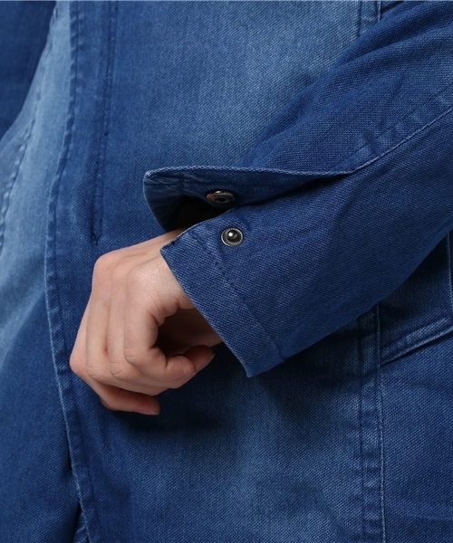 Luv maison（ラブメゾン）の「Wライダースロング丈パーカー2017（パーカー・メンズ・ブラック/グレー/インディゴブルー・L/M）」の11枚目の写真