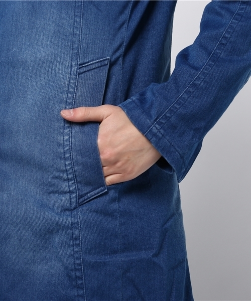 Luv maison（ラブメゾン）の「Wライダースロング丈パーカー2017（パーカー・メンズ・ブラック/グレー/インディゴブルー・L/M）」の12枚目の写真