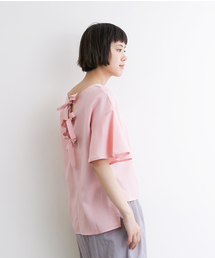 MERLOT | バックリボンフレア袖トップス4954(シャツ/ブラウス)