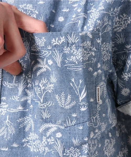 Quiksilver（クイックシルバー）の「BLOOM FIELD DIVER（シャツ/ブラウス・メンズ・その他1/ブルー系その他・SMALL/LARGE/MEDIUM）」の7枚目の写真