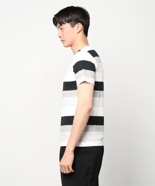 THE CASUAL(カジュアル)の「TCボーダー半袖Vネックカットソー(Tシャツ/カットソー・メンズ・その他4/その他1/その他2/その他3/その他5/その他7/その他6/その他・L/XL/S/M)」の9枚目の写真