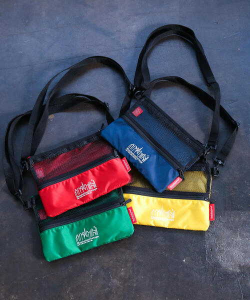 Manhattan Portage（マンハッタンポーテージ）の「【一部カラー別注】[マンハッタンポーテージ]OS  Manhattan Portage  MESH サコッシュ（ショルダーバッグ・メンズ・ブラック/ケリー/ネイビー/イエロー/レッド/パープル/オリーブ・FREE）」の13枚目の写真