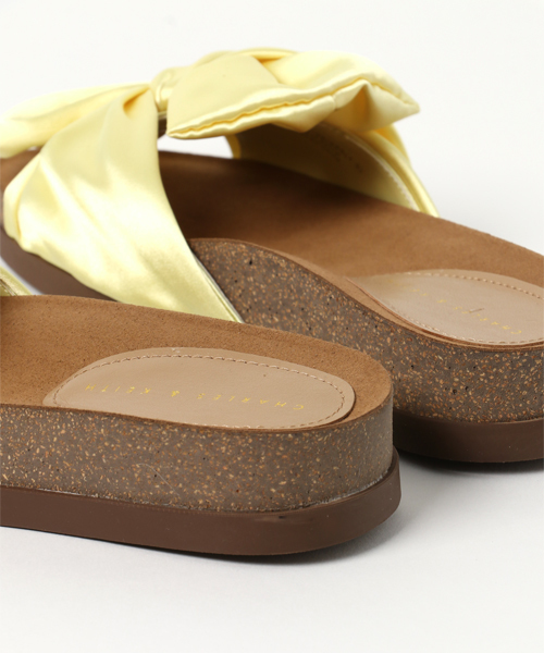 CHARLES & KEITH（チャールズ & キース）の「ノットスライダー / KNOTTED SLIDERS（サンダル・レディース・マルチ/パープル/イエロー・23cm/24cm/22.5cm/24.5cm/23.5cm）」の7枚目の写真