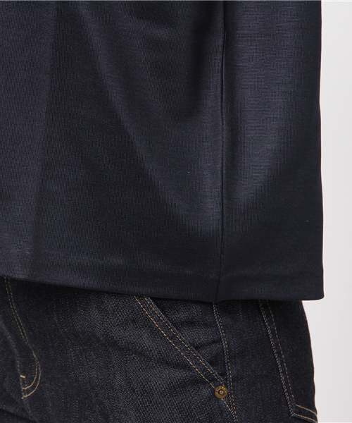 un dix cors（アンディコール）の「デザインドルマンVカットソー（Tシャツ/カットソー・レディース・ホワイト/サックスブルー/ベージュ/ネイビー・ﾌﾘ-）」の10枚目の写真