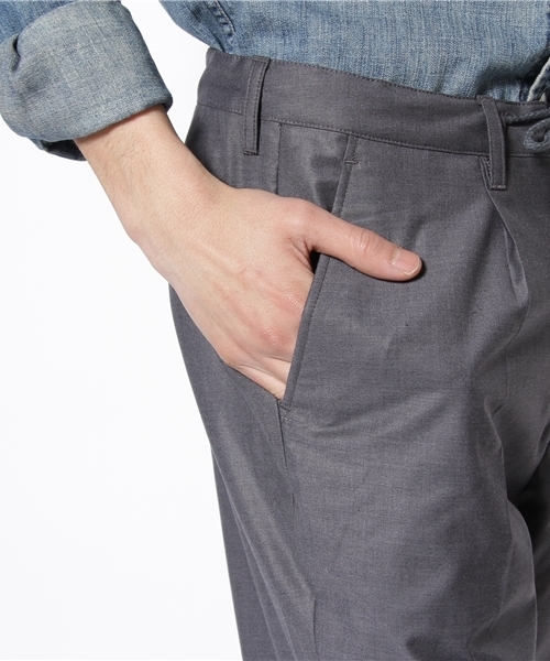 WEGO（ウィゴー）の「アンクルカットイージースラックス（チノパンツ・メンズ・ブラック/ライトグレー/ブラウン・MEDIUM/LARGE）」の8枚目の写真