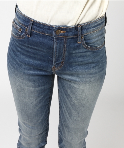 WEGO（ウィゴー）の「WEGO/フレイドヘムパワーストレッチスキニー（デニムパンツ・レディース・ダークインディゴブルー/インディゴブルー/ブラック/ピンク・LARGE/MEDIUM/SMALL）」の20枚目の写真