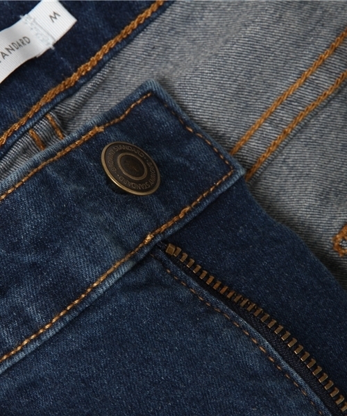 WEGO（ウィゴー）の「WEGO/フレイドヘムパワーストレッチスキニー（デニムパンツ・レディース・ダークインディゴブルー/インディゴブルー/ブラック/ピンク・LARGE/MEDIUM/SMALL）」の10枚目の写真