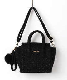 DRESSCAMP | DRESSCAMP (ドレスキャンプ)METEOR スタースタッズツイード2WAYハンドバッグ(ハンドバッグ)