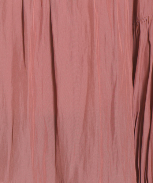 Rouge vif(ルージュヴィフ)の「カラーギャザーブラウス(シャツ/ブラウス・レディース・グレイッシュブルー/ブラウン/ダークネイビー・FREE)」の10枚目の写真