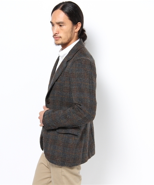 BEAMS（ビームス）の「BEAMS / HQ Harris Tweed JACKET（テーラード