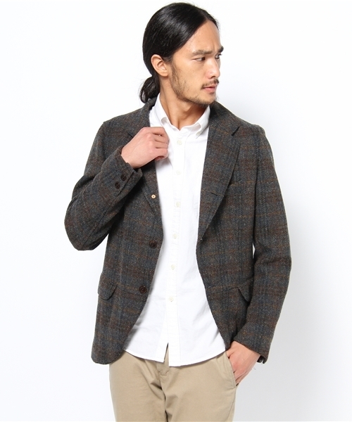 BEAMS（ビームス）の「BEAMS / HQ Harris Tweed JACKET（テーラード