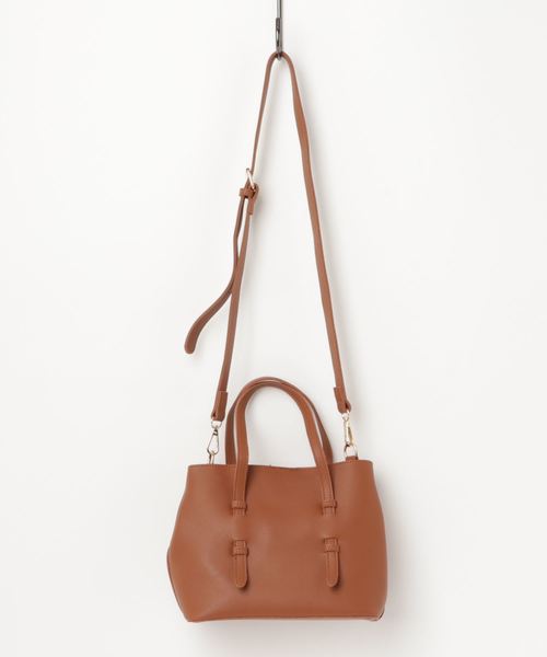 PLAIN CLOTHING（プレーンクロージング）の「ポーチ付き3wayショルダーバッグ（ショルダーバッグ・レディース・ワイン/モカ/ブラック/キャメル・FREE）」の9枚目の写真