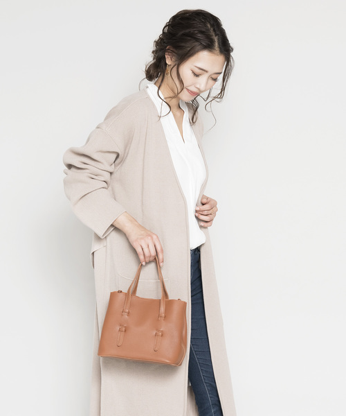 PLAIN CLOTHING（プレーンクロージング）の「ポーチ付き3wayショルダーバッグ（ショルダーバッグ・レディース・ワイン/モカ/ブラック/キャメル・FREE）」の13枚目の写真