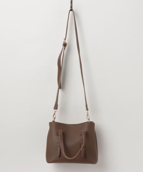 PLAIN CLOTHING（プレーンクロージング）の「ポーチ付き3wayショルダーバッグ（ショルダーバッグ・レディース・ワイン/モカ/ブラック/キャメル・FREE）」の14枚目の写真